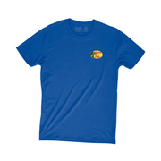 Fly Supply Learn To Fish T-shirt (Royal Blue) - Fly Supply