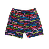 Kids Psycho Bunny Tyrian Swim Trunk (Black) - Psycho Bunny