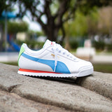 Mens Puma Roma Basic (White/Multi) - Puma