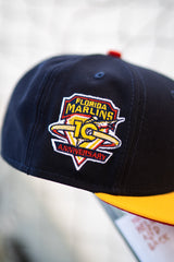 New Era Florida Marlins 10th Anniversary Red Wool UV (Navy/Yellow) - New Era