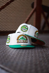 New Era Colorado Rockies 10th Anniversary Peanut UV (Off White/Green) - New Era