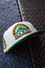 New Era Colorado Rockies 10th Anniversary Peanut UV (Off White/Green) - New Era