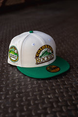 New Era Colorado Rockies 10th Anniversary Peanut UV (Off White/Green) - New Era