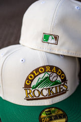 New Era Colorado Rockies 10th Anniversary Peanut UV (Off White/Green) - New Era