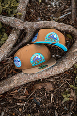 New Era Colorado Rockies 10th Anniversary Cyan UV (Khaki/Tan) - New Era