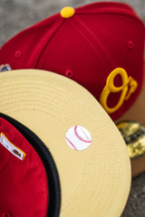 New Era Baltimore Orioles 50th Anniversary Butter UV (Red/Khaki) - New Era