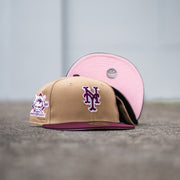 New Era New York Mets 25th Anniversary Pink UV (Khaki/Plum) - New Era