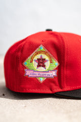 New Era Houston Astros Silver Anniversary Peanut UV (Red/Black) - New Era