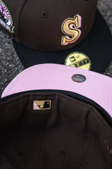 New Era Seattle Mariners 30th Anniversary Pink UV (Mocha/Black) - New Era