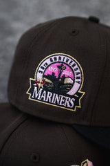 New Era Seattle Mariners 30th Anniversary Pink UV (Mocha/Black) - New Era