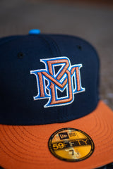 New Era Milwaukee Brewers 25th Anniversary Good Grey UV (Navy/Rust) - New Era