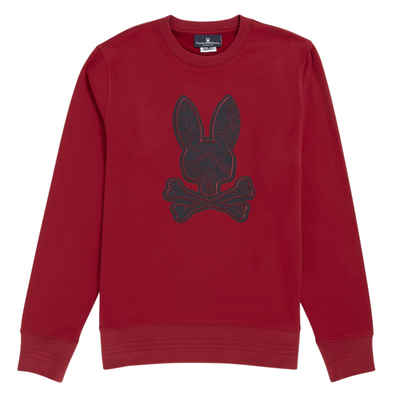 Psycho Bunny Dixon Logo Sweatshirt (Mulled Wine) - Psycho Bunny