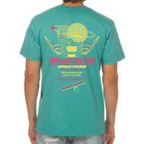 Billionaire Boys Club Space Tours SS Tee (Bright Aqua) - Billionaire Boys Club