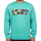 Billionaire Boys Club Intrepid Crewneck (Bright Aqua) - Billionaire Boys Club