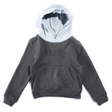 Haus of JR KID'S Two Tone Hoodie (Grey) - Haus of JR