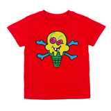 Kid's Ice Cream Cheesecake SS Tee (Red) - Ice Cream