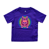 KID'S Psycho Bunny Andrew Tee (Vivid Violet) - Psycho Bunny