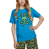 KIDS Psycho Bunny Jordan Mesh Tee (Blue Clay) - Psycho Bunny