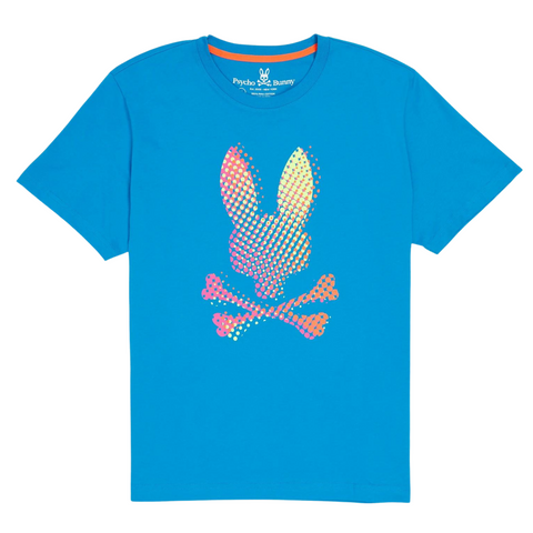 Psycho Bunny Hindes Graphic Tee (Seaport Blue) - Psycho Bunny