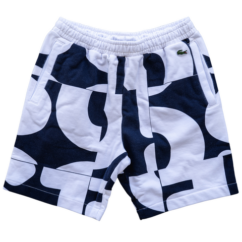 Lacoste Stencil Letter Shorts (Navy Blue) - Lacoste
