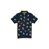 KIDS Psycho Bunny Fulton Polo (Navy) - Psycho Bunny