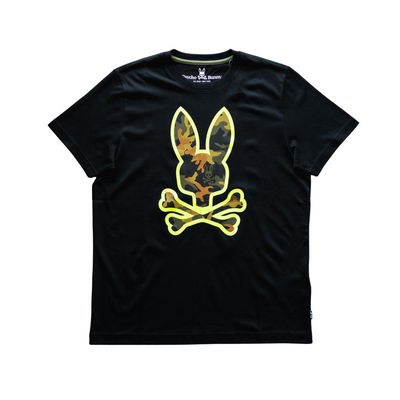 Psycho Bunny Allen Camo Graphic Tee (Black) - Psycho Bunny