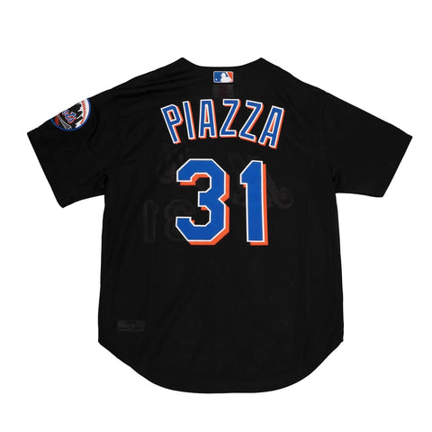 Mitchell & Ness Authentic Mike Piazza New York Mets 2000 Button Front Jersey - Mitchell & Ness