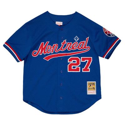 Mitchell & Ness Authentic Vladimir Guerrero Montreal Expos 1997 BP Button Front Jersey - Mitchell & Ness