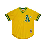 Authentic Mark Mcgwire Oakland Athletics 1984 Mesh BP Jersey - Mitchell & Ness