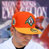 New Era Anaheim Angels 25th Anniversary Lavender UV (Orange/Tangerine) - New Era