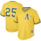 Authentic Mark Mcgwire Oakland Athletics 1984 Mesh BP Jersey - Mitchell & Ness